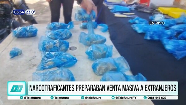 Narcotraficantes preparaban venta masiva a extranjeros