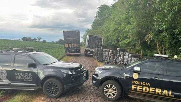 Incautan más de 700 cajas de cigarrillos presumiblemente de origen paraguayo en Brasil