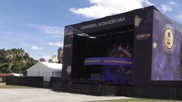 Arranca la fiesta de la final de la Copa Sudamericana en Asunción