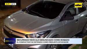 Video: Presunto estafador fue detenido tras recuperar un vehículo denunciado como robado  - ABC Noticias - ABC Color
