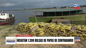 Interceptan 1.300 bolsas de papas de contrabando en Sajonia