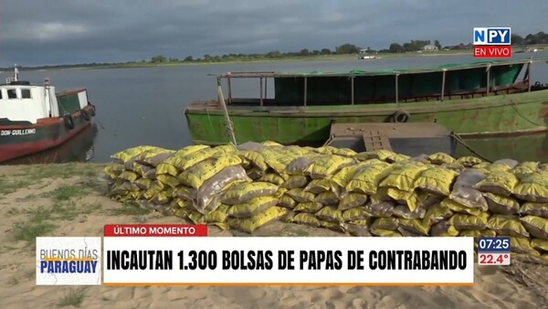 Interceptan 1.300 bolsas de papas de contrabando en Sajonia