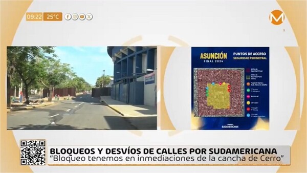 Copa Sudamericana: PMT implementará bloqueos y desvíos de calles
