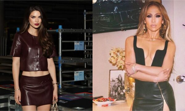 “Clase vs vulgaridad”: JLo y Nadia Ferreira llevan looks de cuero, pero a una la alaban y a otra la critican
