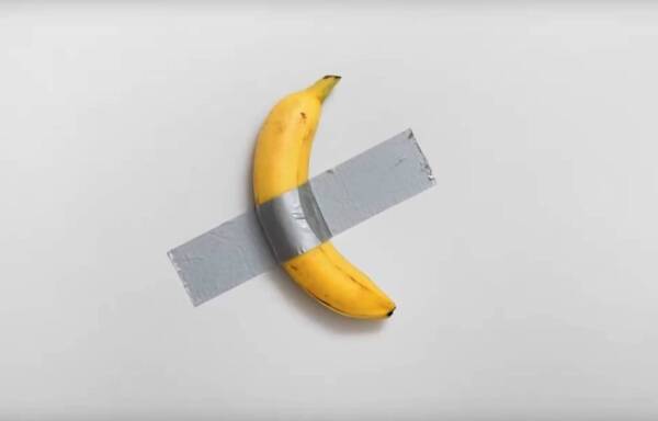 Precio obsceno por una banana pegada a una pared: pagó millonada y dijo qué hará con ella