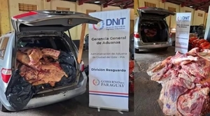GOLPE AL CONTRABANDO: INCAUTAN 1.500 KILOS DE CARNE EN EL PUENTE DE LA AMISTAD - Itapúa Noticias