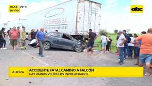 Fatal accidente en zona de Falcón: involucró a vehículo que traía a hinchas argentinos  - ABC Noticias - ABC Color
