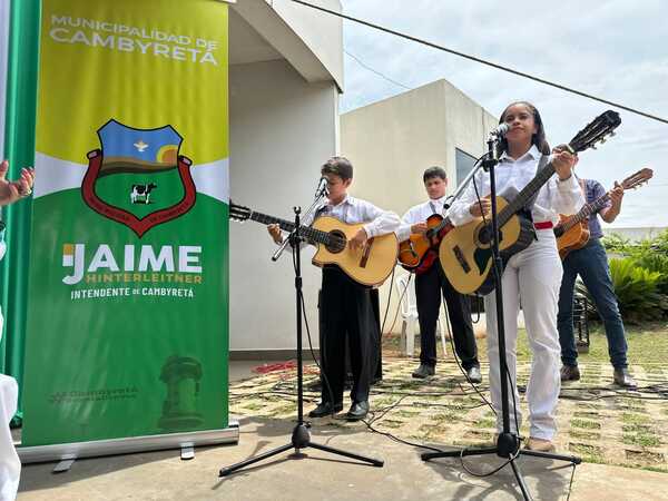 Municipalidad de Cambyretá promueve el arte entre jóvenes con un conservatorio de música