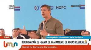 El gobierno inaugura obras de saneamiento en Horqueta: 16.000 personas podrán acceder a agua potable • PARAGUAY TV