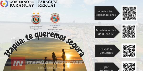 PARA LA CAMPAÑA “ITAPÚA SEGURA” TAMBIÉN BUSCAN TENER APOYO DE LOS JUECES - Itapúa Noticias