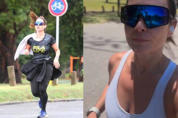 “Lali” versión descuereo: corrió maratón y le sigue aplicando trotecitos “mata rollos”