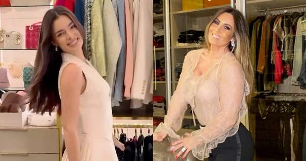 La Nación / Duelo de closet: “Mil a cero” le hace Lorena Arias a Nadia Ferreira