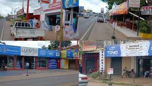 Comerciantes se apropian de estacionamientos públicos en Coronel Oviedo - Nacionales - ABC Color