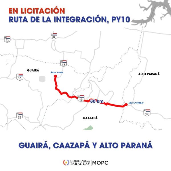 Licitación de la Ruta de la Integración ya está en marcha con inversión estimada de USD 100 millones