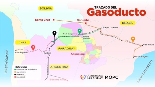 Paraguay afirma que gasoducto a través del Chaco es el trazado más estratégico a nivel regional