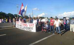 Cuarto cierre de ruta realizan pobladores sanjosianos, ante indiferencia del MOPC - Noticiero Paraguay