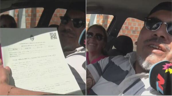 Locura por Racing: hincha se casó para tener días de licencia y venir a la final a Asunción