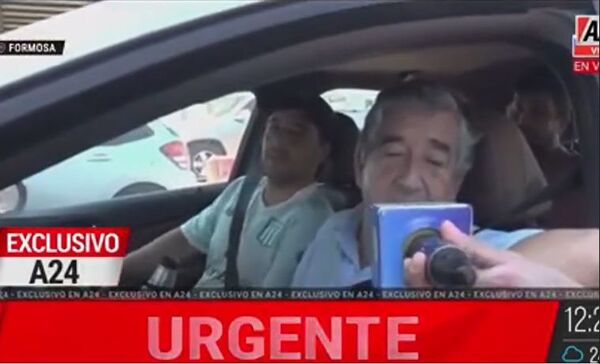 (Video) Mirá la entrevista que dio el hincha de Racing, minutos antes del mortal choque en Falcón