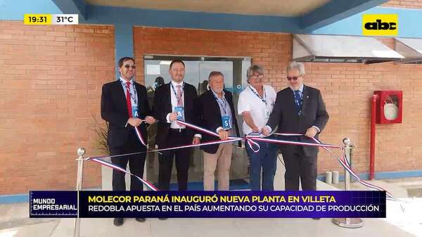 Molecor Paraná inaugura nueva planta en Villeta y amplía su capacidad de producción - Mundo empresarial - ABC Color
