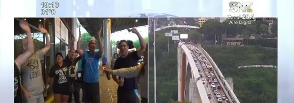 Masivo ingreso de hinchas por CDE - SNT