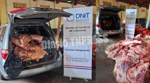 Decomisaron 1.500 kilos de carne vacuna de contrabando en el Puente de la Amistad – Diario TNPRESS