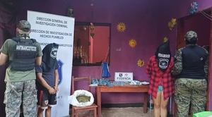 Preparaban drogas para distribuirlas en la festividad de Caacupé