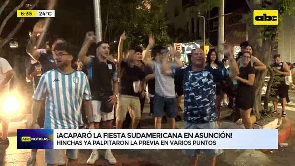 Fiesta Sudamericana: hinchas palpitaron la previa en varios puntos de la Capital - ABC Noticias - ABC Color