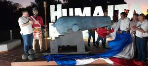 Inauguran réplica del histórico “cañón cristiano” en Humaitá - Nacionales - ABC Color