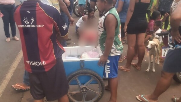 Vendedor de helado muere atropellado por motocicleta en Canindeyú