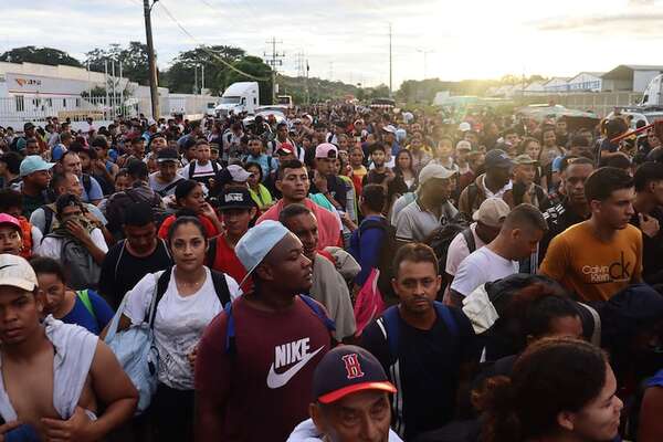 Las caravanas migrantes se multiplican en la frontera sur de México antes de Trump - Mundo - ABC Color
