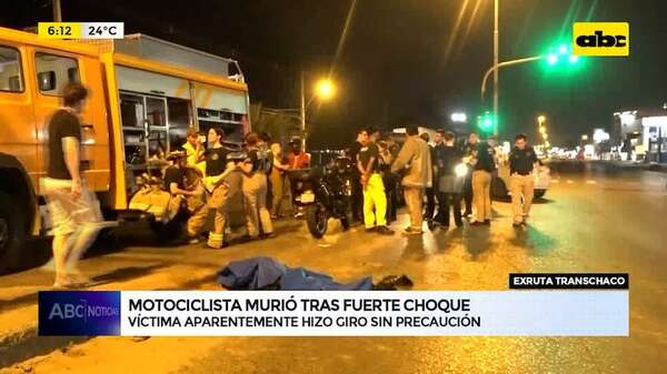 Motociclista fallece tras accidente en ruta PY 03 - Nacionales - ABC Color