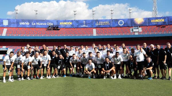 Racing tiene equipo confirmado para la final
