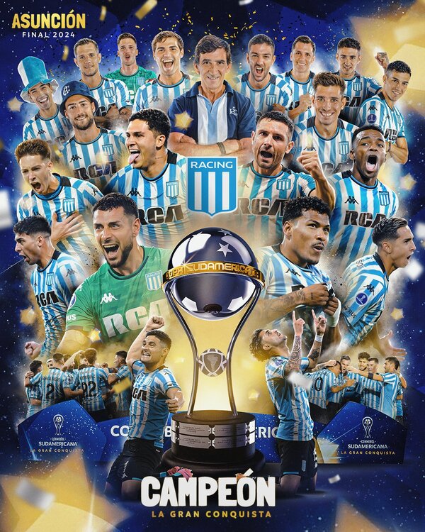 ¡Racing se corona campeón de la CONMEBOL Sudamericana! - Unicanal