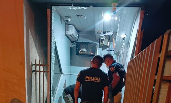 Grupo armado roba G. 630 millones de un cajero en Paraguarí