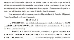 Otorgan arresto domiciliario a presunto testaferro en caso “Pavo Real”