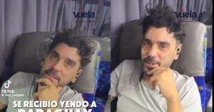 La Nación / Hincha del Racing defendió su tesis en el micro, camino a Paraguay
