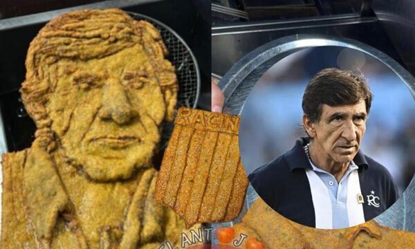 Famoso milanesero paraguayo homenajeó a Gustavo Costas