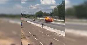 Diario HOY | Otro aparatoso choque durante competencia en el ex Aratirí