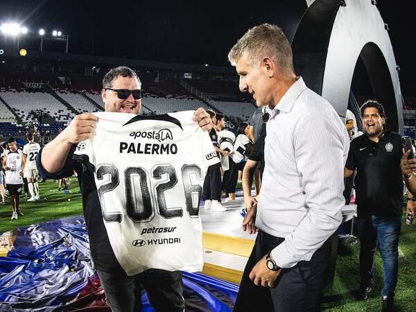 Olimpia oficializó la renovación de Martín Palermo: firmó hasta 2026 - Olimpia - ABC Color