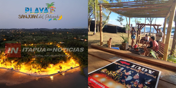 SAN JUAN DEL PNÁ. HABILITA SU PLAYA CON ESPACIOS ÚNICOS EN ITAPÚA - Itapúa Noticias
