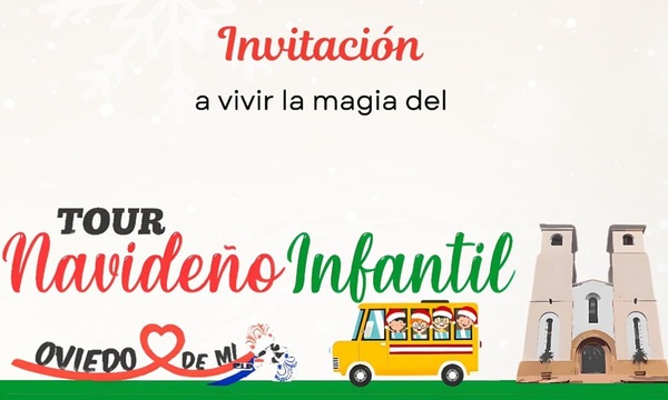 Lanzan “Tour Navideño Infantil en Coronel Oviedo” - OviedoPress
