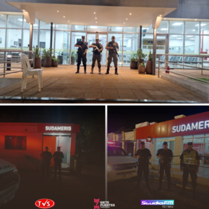 La Policía de Itapúa refuerza la seguridad en bancos y cajeros automáticos ante alertas de delitos - TVS