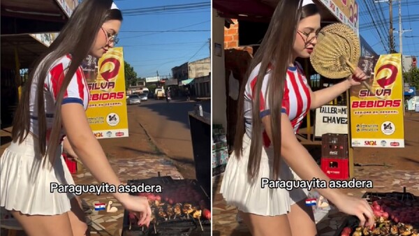 Arrieros forman fila para comer su asadito