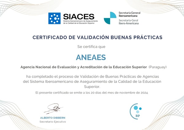 Aneaes obtuvo cuarta certificación internacional de buenas prácticas - .::Agencia IP::.