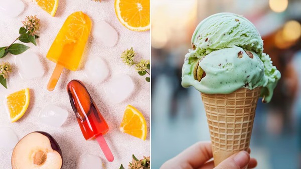 Helado de crema o de agua: ¿cuál es el más saludable?
