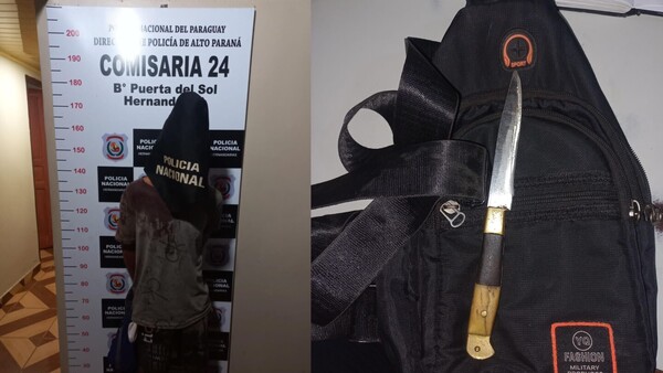 Doña se tiró sobre su expareja que le apuntaba con un arma