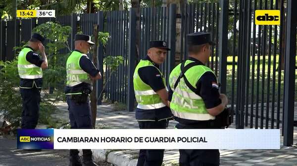 Agentes policiales tendrán un nuevo régimen de horario laboral - ABC Noticias - ABC Color