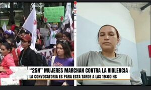 25N: MUJERES SE MANIFIESTAN Y EXIGEN EL FIN DE LA VIOLENCIA DESDE LA NIÑEZ