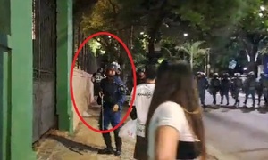 Policía que agredió a hincha de Olimpia  alegó tener “problemas personales” - OviedoPress
