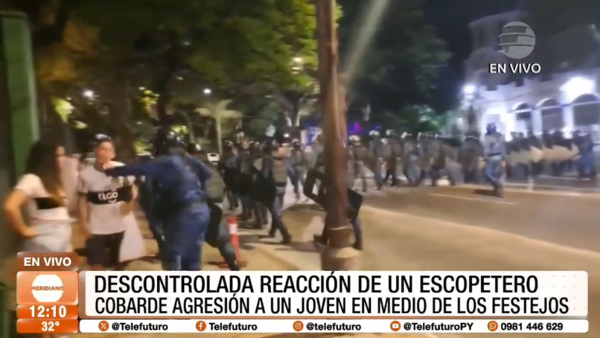 Descontrolada reacción de un escopetero de la Policía